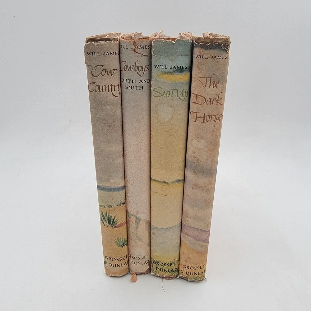 Will James 5 Book Lot The American Coyboy Sun Up Cowboys Cow Cntry Hardcver Fair